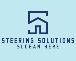 Housing Realty Letter S logo design