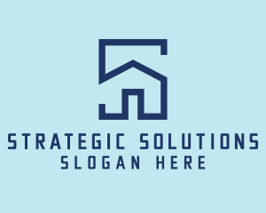 Housing Realty Letter S logo design