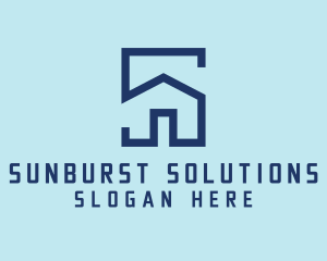 Housing Realty Letter S logo design