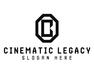 Geometric Octagon Letter C logo