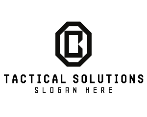 Geometric Octagon Letter C logo