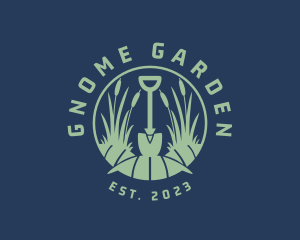 Lawn Shovel Gardening logo design