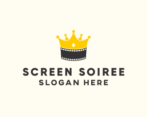 Royal Crown Filmstrip logo design