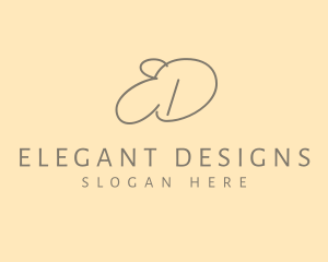 Luxury Elegant Handwritten logo design