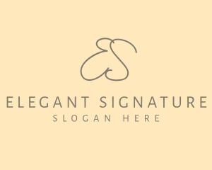 Luxury Elegant Handwritten logo design