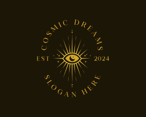 Cosmic Eye Boho logo design