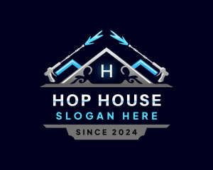 House Cleaning Pressure Washing logo design