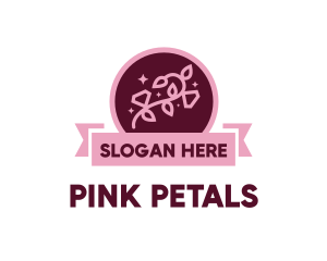 Pink Nature Diamond logo design