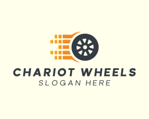 Fast Automotive Wheel logo design