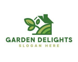 Home Garden Plant logo design