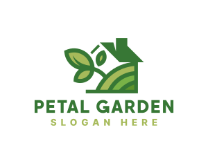 Home Garden Plant logo design