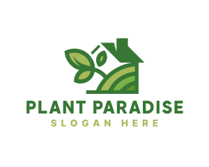 Home Garden Plant logo design