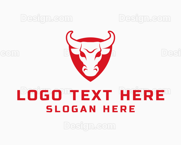 Fierce Bull Head Logo