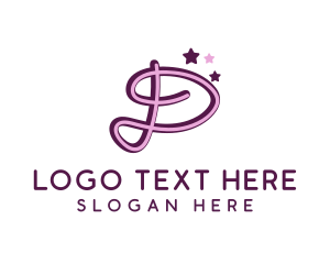 Star Letter D Logo