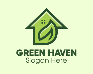 Natural Leaf House logo design