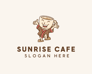 Asian Coffee Cafe logo design