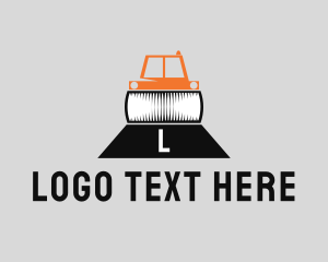 Construction Road Roller logo