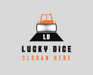 Construction Road Roller logo design