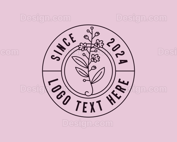 Floral Feminine Boutique Logo