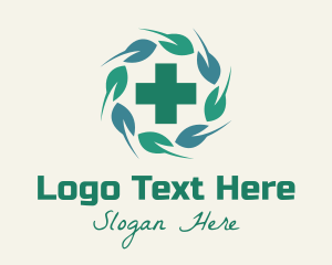 Green Cross Wreath logo