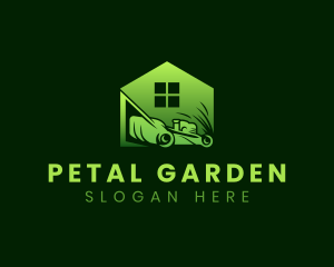 Home Grass Mower logo design