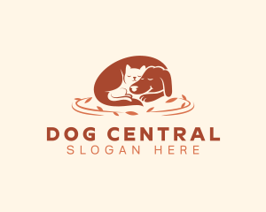 Cat Dog Animal logo design