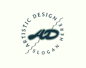 Retro Artist Studio logo design