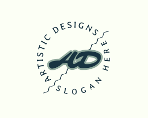 Retro Artist Studio logo design