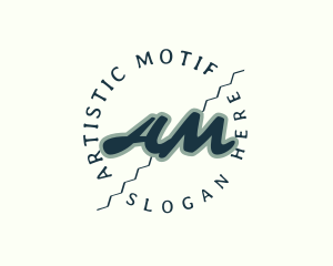 Retro Artist Studio logo design