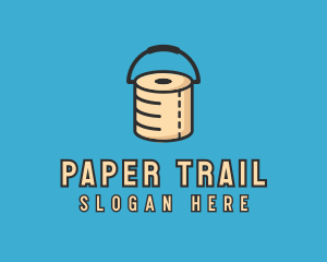 Toilet Paper Bucket logo design