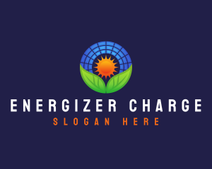 Solar Panel Electricity logo design