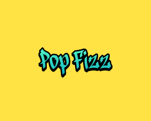 Retro Pop Graffiti logo design