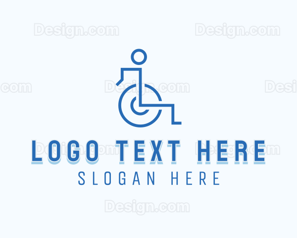 Disability Paralympic Wheelchair Logo