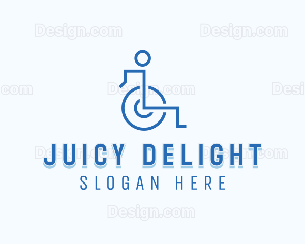 Disability Paralympic Wheelchair Logo