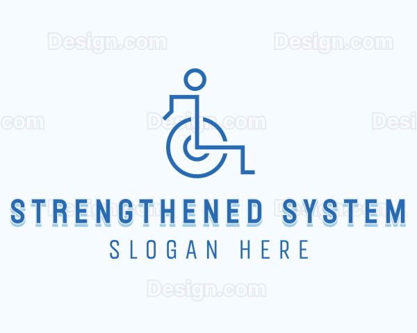 Disability Paralympic Wheelchair Logo