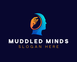 Hand Mental Mind logo design