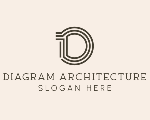 Letter D Architecture logo