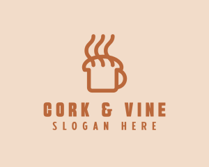 Hot Coffee Bread logo design