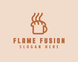 Hot Coffee Bread logo design