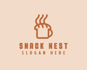 Hot Coffee Bread logo design