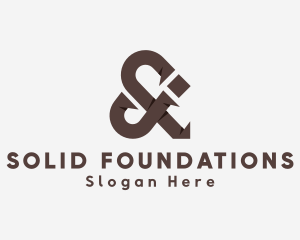 Bronze Ampersand Ligature Logo