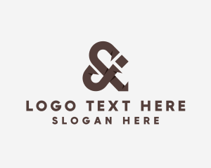 Bronze Ampersand Ligature logo