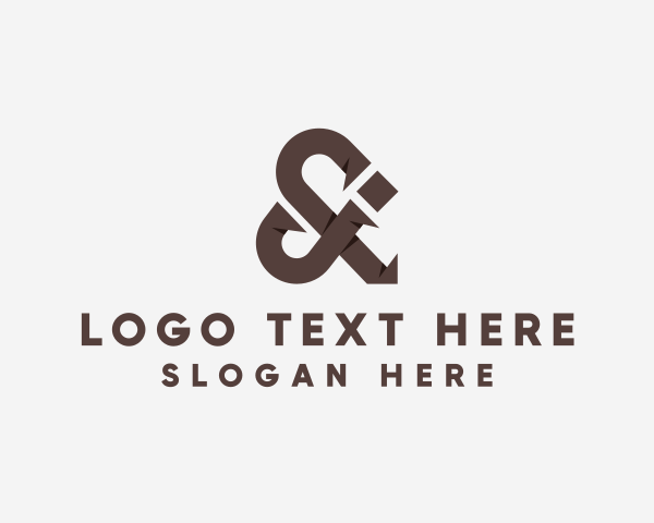 Bronze Ampersand Ligature logo