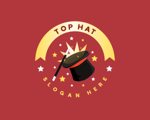 Magician Hat Show logo design