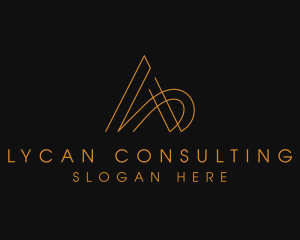 Minimalist Company Letter A logo design