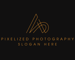 Minimalist Company Letter A logo design