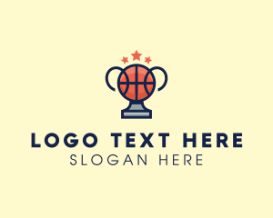 Basketball Tournament Trophy logo design