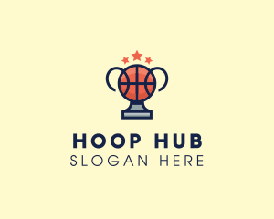 Basketball Tournament Trophy logo