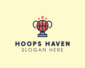 Basketball Tournament Trophy logo