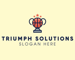 Basketball Tournament Trophy logo